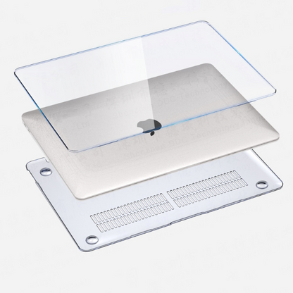 3-In-1 SET MacBook Pro 14.2 Inch Case M5 2026 A3434 M4 2025 M3 A2918 A2992 M2 M1 Clear