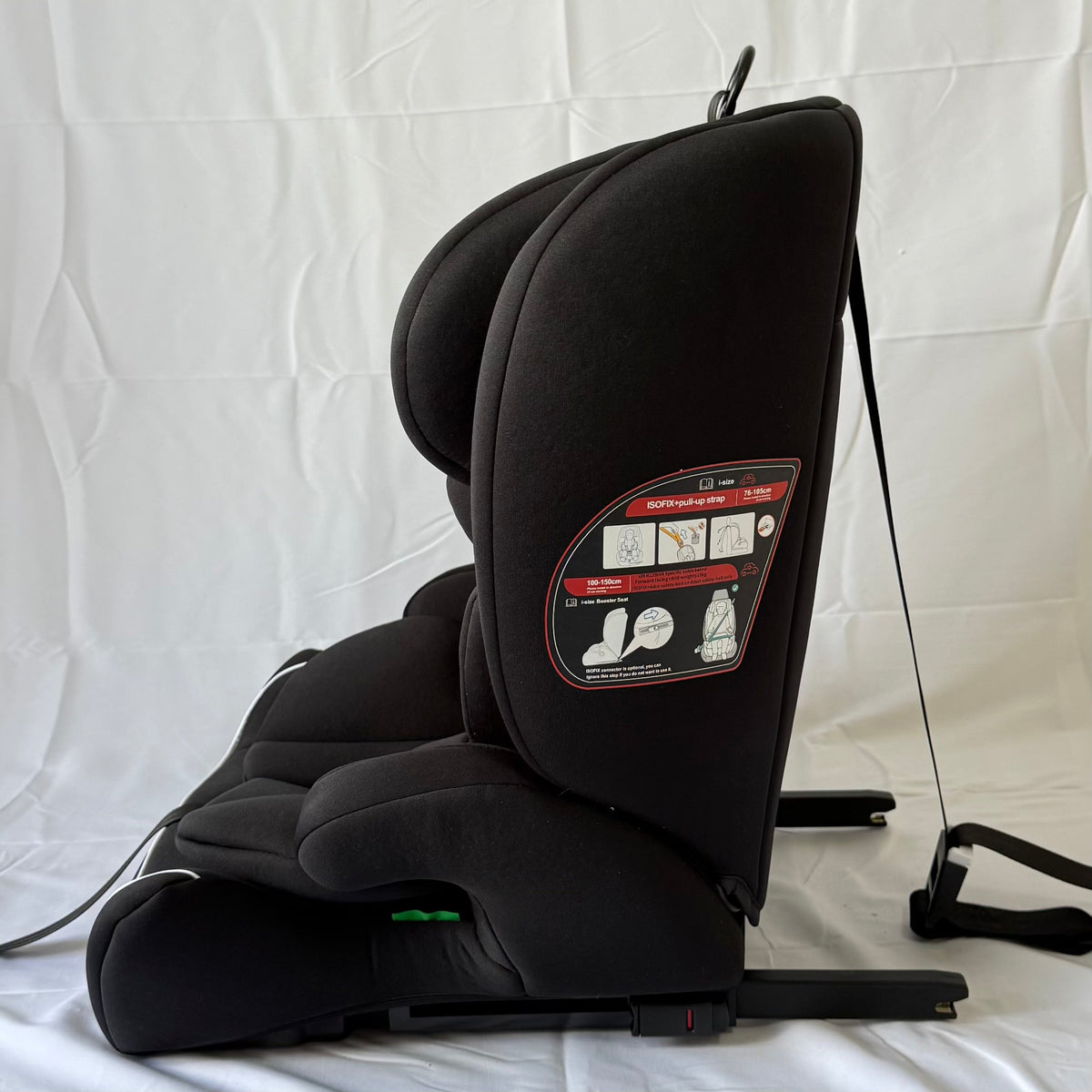 Arête Aegis i-Size Booster Car Seat — Black