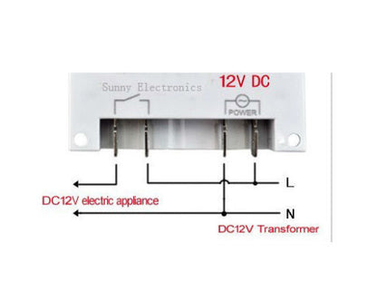 12V 16A LCD Day Programmable Timer Time Relay Switch 24 Hour 7 Mini Dc