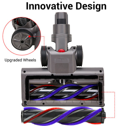 Motor Head Turbo Brush Roller LED Carpet Head For Dyson V7 V8 V10 V11 V15 - salelink.co.nz