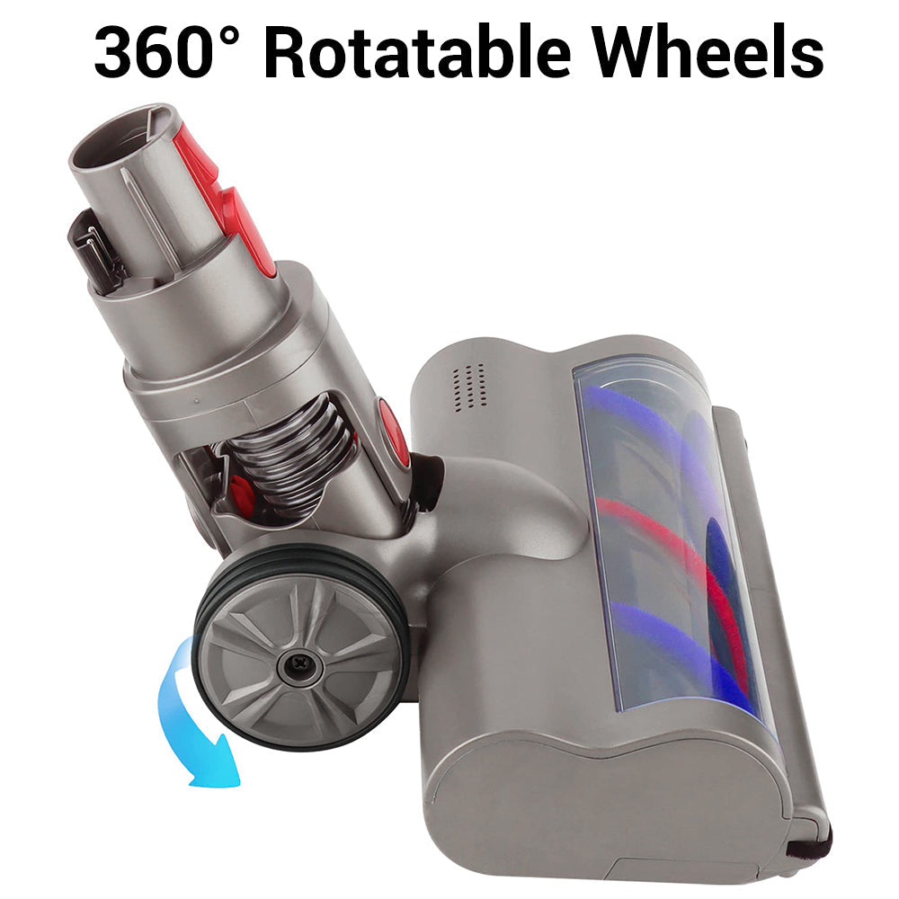 Motor Head Turbo Brush Roller LED Carpet Head For Dyson V7 V8 V10 V11 V15 - salelink.co.nz