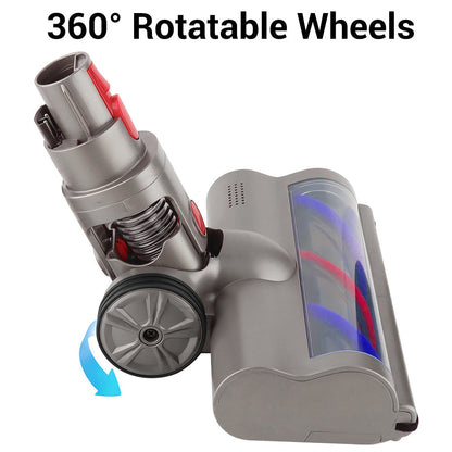 Motor Head Turbo Brush Roller LED Carpet Head For Dyson V7 V8 V10 V11 V15 - salelink.co.nz