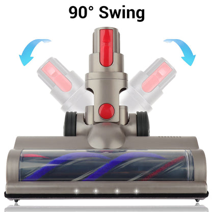 Motor Head Turbo Brush Roller LED Carpet Head For Dyson V7 V8 V10 V11 V15 - salelink.co.nz