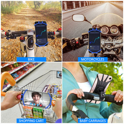 RYRA Universal Bicycle Phone Holder with Silicone Mount