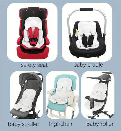Reversible Baby Capsule & Stroller & High Chair Cushion - GREY