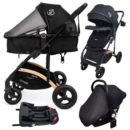 Preorder - Titan 3in1 Stroller + Bassinet + i-Size Capsule Car Seat Combo with Sunshade Set and Food Tray