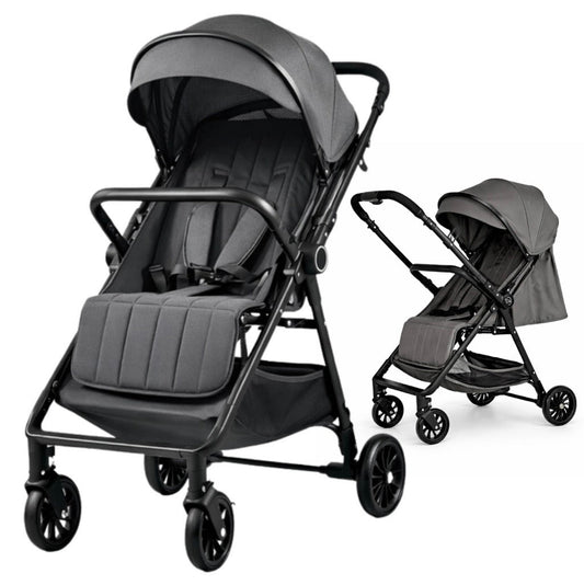 Roam Switch Lightweight Reversible Handlebar Compact Baby Stroller - CHARCOAL