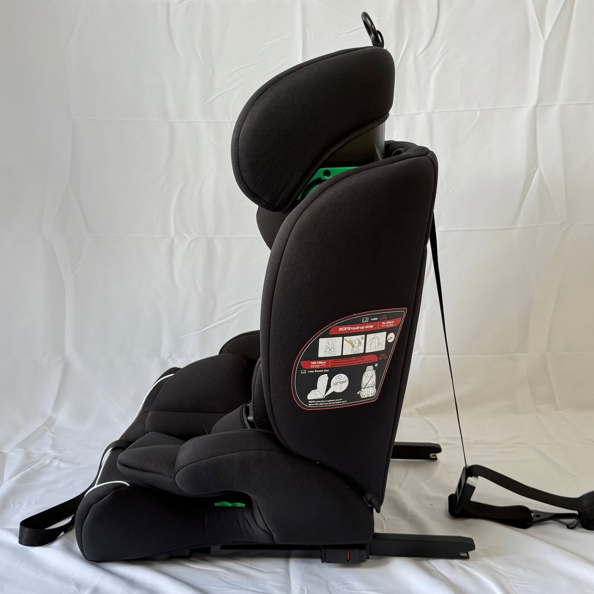 Arête Aegis i-Size Booster Car Seat — Black
