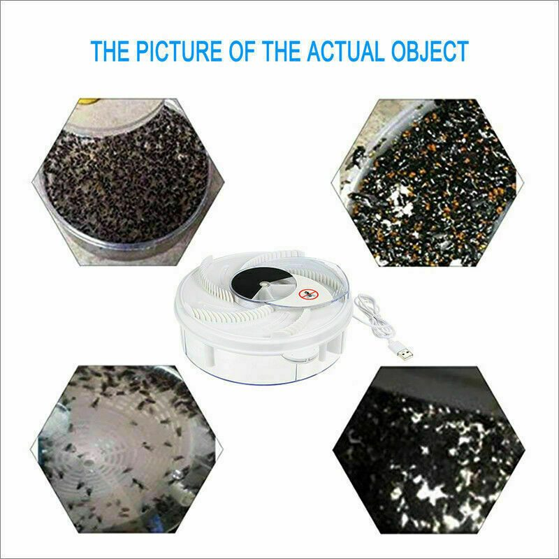 Fly Trap Electric Device with Trapping Food USB Cable Insect Killer