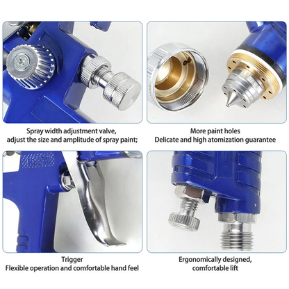 2PCS Paint Spray Gun Kit - salelink.co.nz