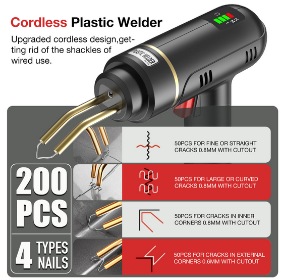 Cordless Plastic Welder Gun Kit