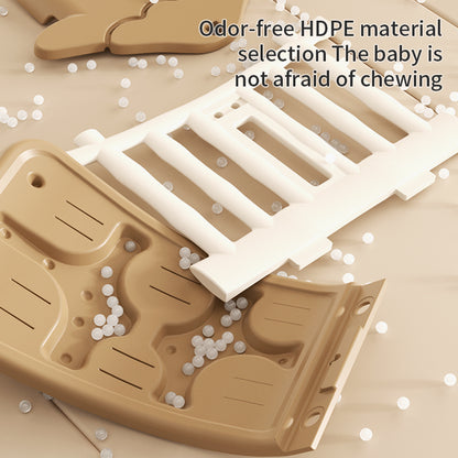 Kids slide Playground Coffee/White