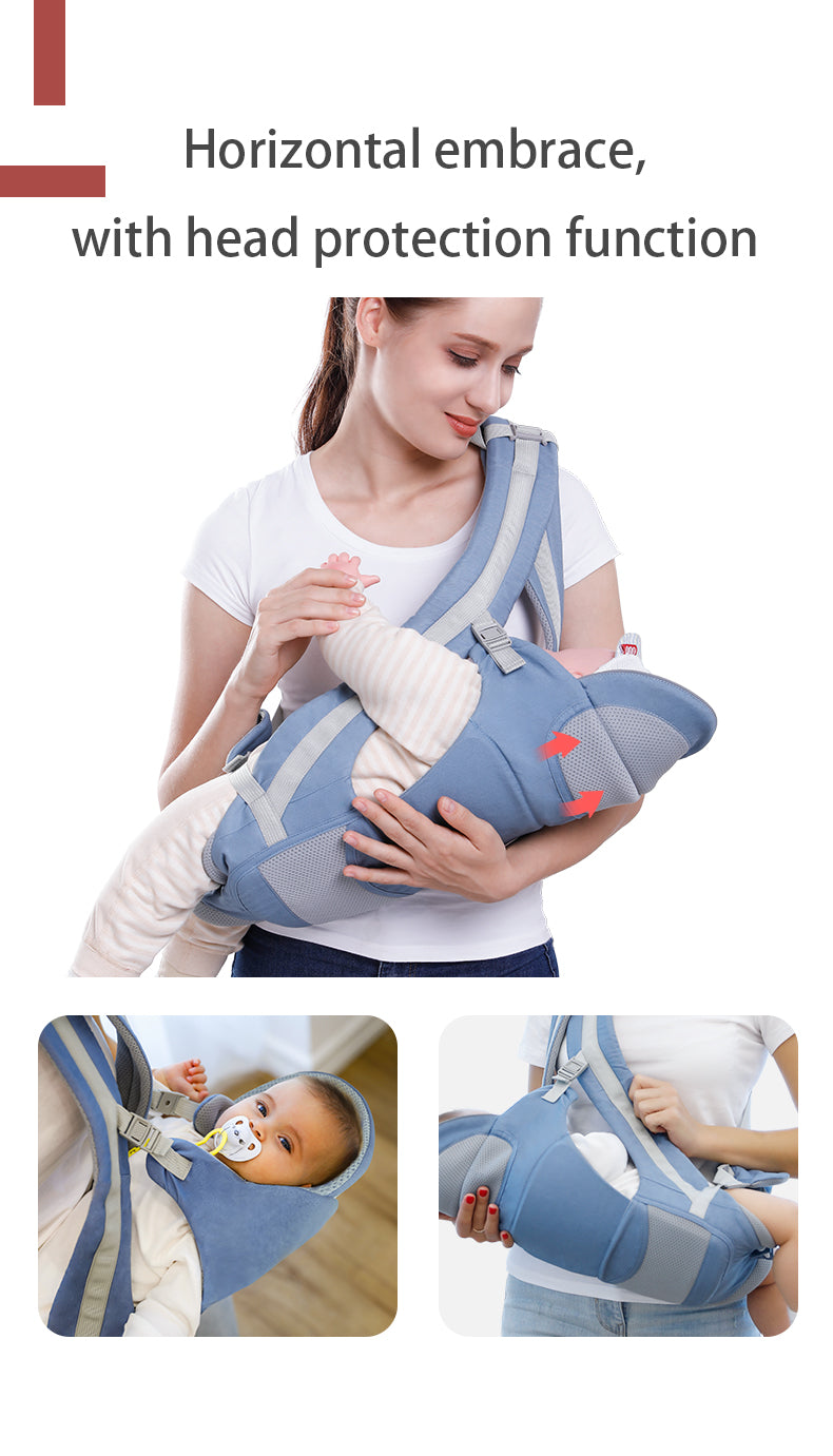 3 IN 1 BABY CARRIER HIPSEAT DARK BLUE