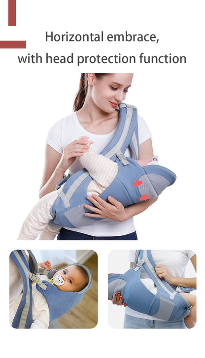 3 IN 1 BABY CARRIER HIPSEAT DARK BLUE
