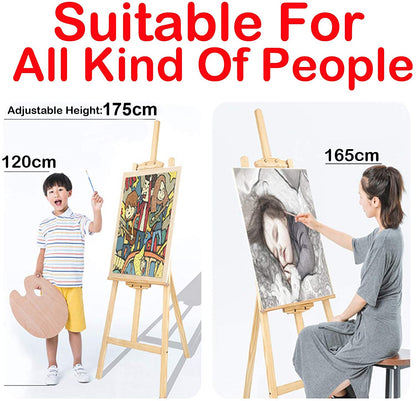 1.75M Wooden Easel - salelink.co.nz