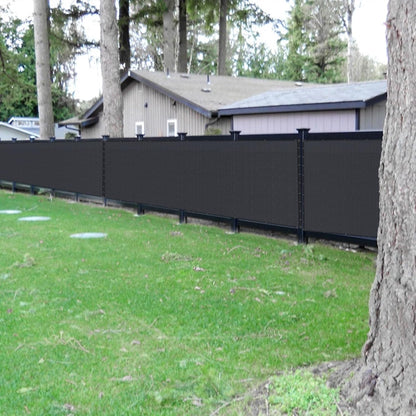 180GSM Privacy Fence Screen Black-1Mx7M