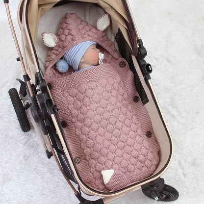 Newborn Baby Swaddle Sleeping Bag for Strollers/Prams