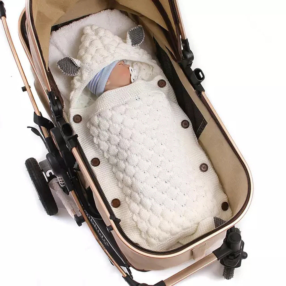 Newborn Baby Swaddle Sleeping Bag for Strollers/Prams