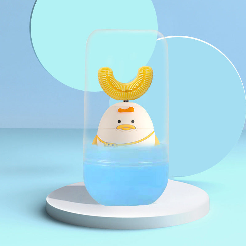 Children's U-Shaped Electric Toothbrush with Silicone Head