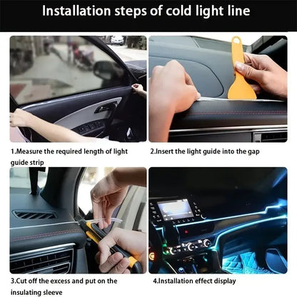 5M USB LED Neon Car Interior Light (7 colours available)
