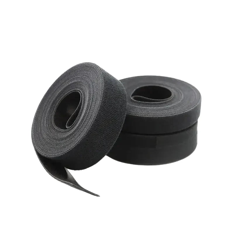 5m/Roll Reusable Hook & Loop Cable Ties 10/15/20/25mm Double-Sided Fastening Straps