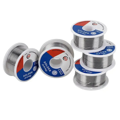 60/40 Rosin Core Solder Wire (50g/20g, 0.6–1.5mm)
