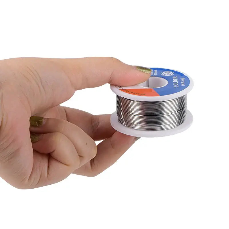 60/40 Rosin Core Solder Wire (50g/20g, 0.6–1.5mm)