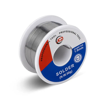 60/40 Rosin Core Solder Wire (50g/20g, 0.6–1.5mm)