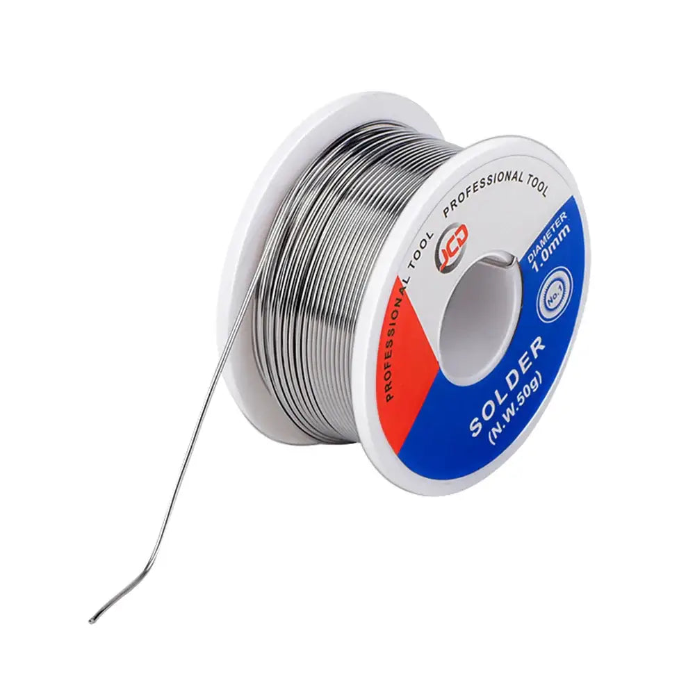 60/40 Rosin Core Solder Wire (50g/20g, 0.6–1.5mm)