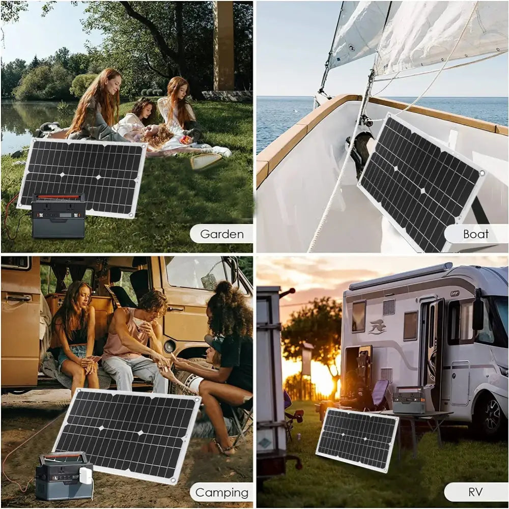 600W Home & Outdoor Solar Power System