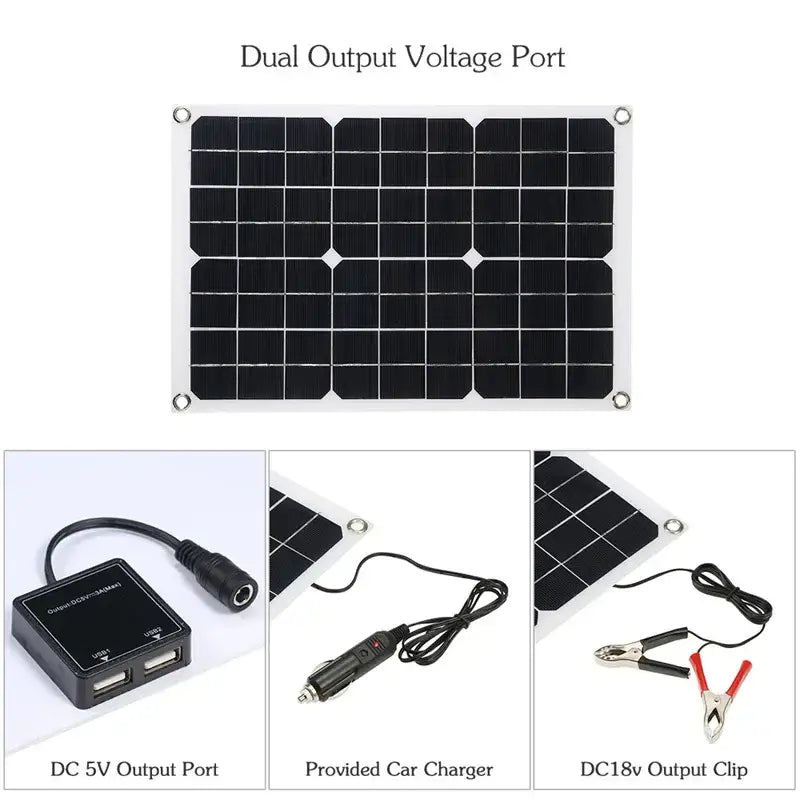 600W Home & Outdoor Solar Power System