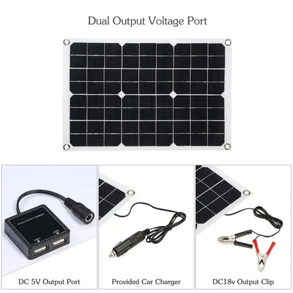 600W Home & Outdoor Solar Power System