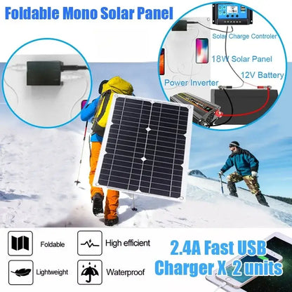 600W Home & Outdoor Solar Power System
