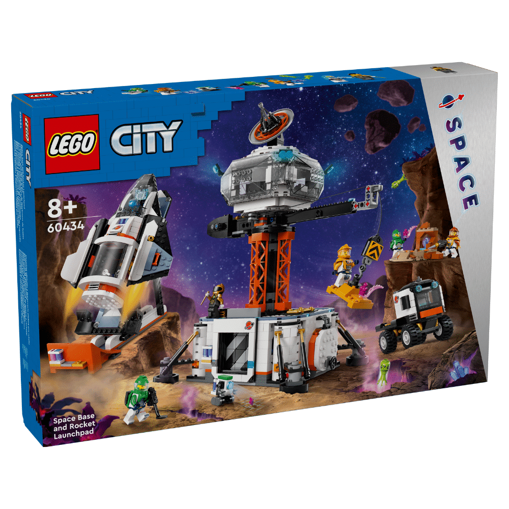 LEGO CITY: Space Base and Rocket Launchpad Set (60434)