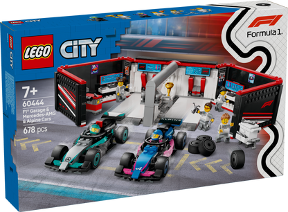 LEGO City: F1 Garage & Mercedes-AMG and Alpine Cars (60444)