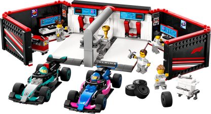 LEGO City: F1 Garage & Mercedes-AMG and Alpine Cars (60444)