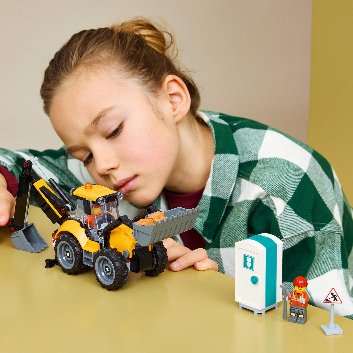 LEGO City: Yellow Backhoe Loader (60480)