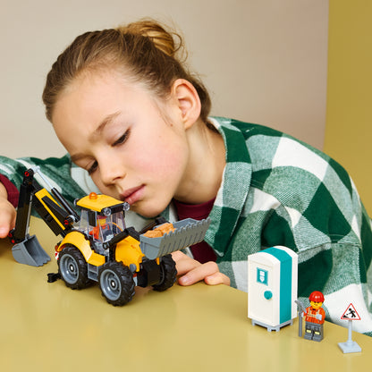 LEGO City: Yellow Backhoe Loader (60480)