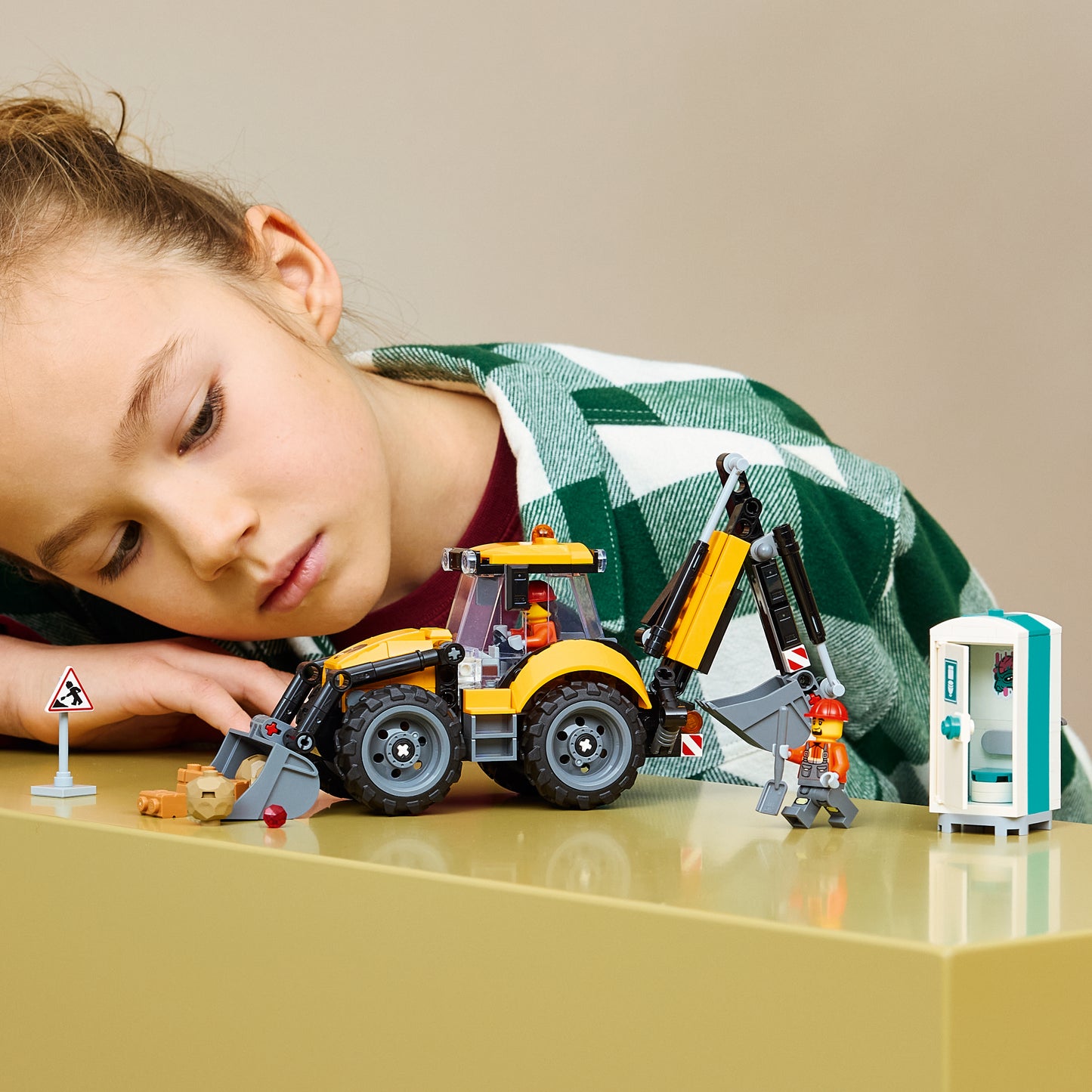 LEGO City: Yellow Backhoe Loader (60480)