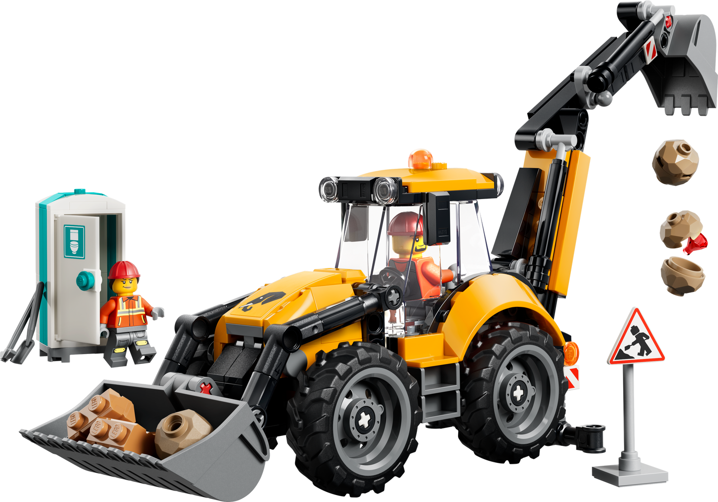 LEGO City: Yellow Backhoe Loader (60480)