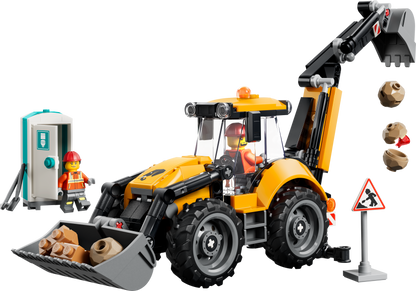 LEGO City: Yellow Backhoe Loader (60480)