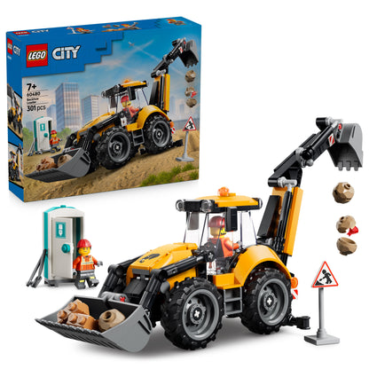LEGO City: Yellow Backhoe Loader (60480)