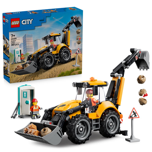 LEGO City: Yellow Backhoe Loader (60480)