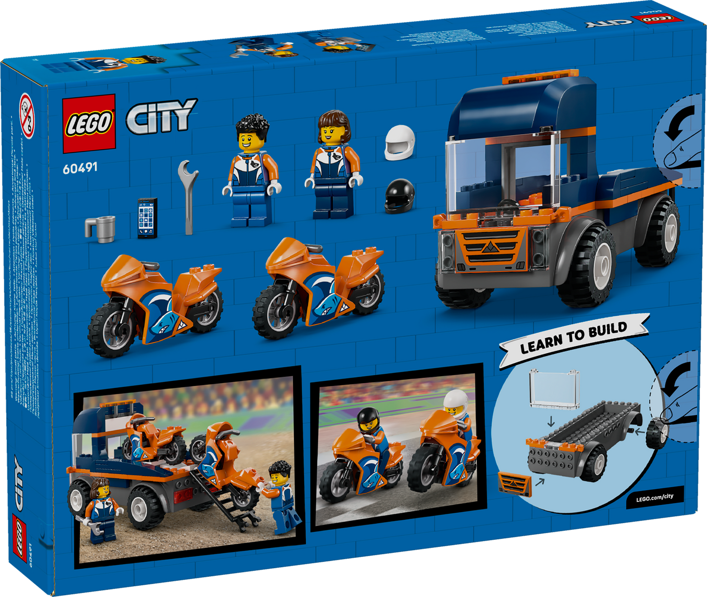 LEGO City: Motorcycle Transporter (60491)