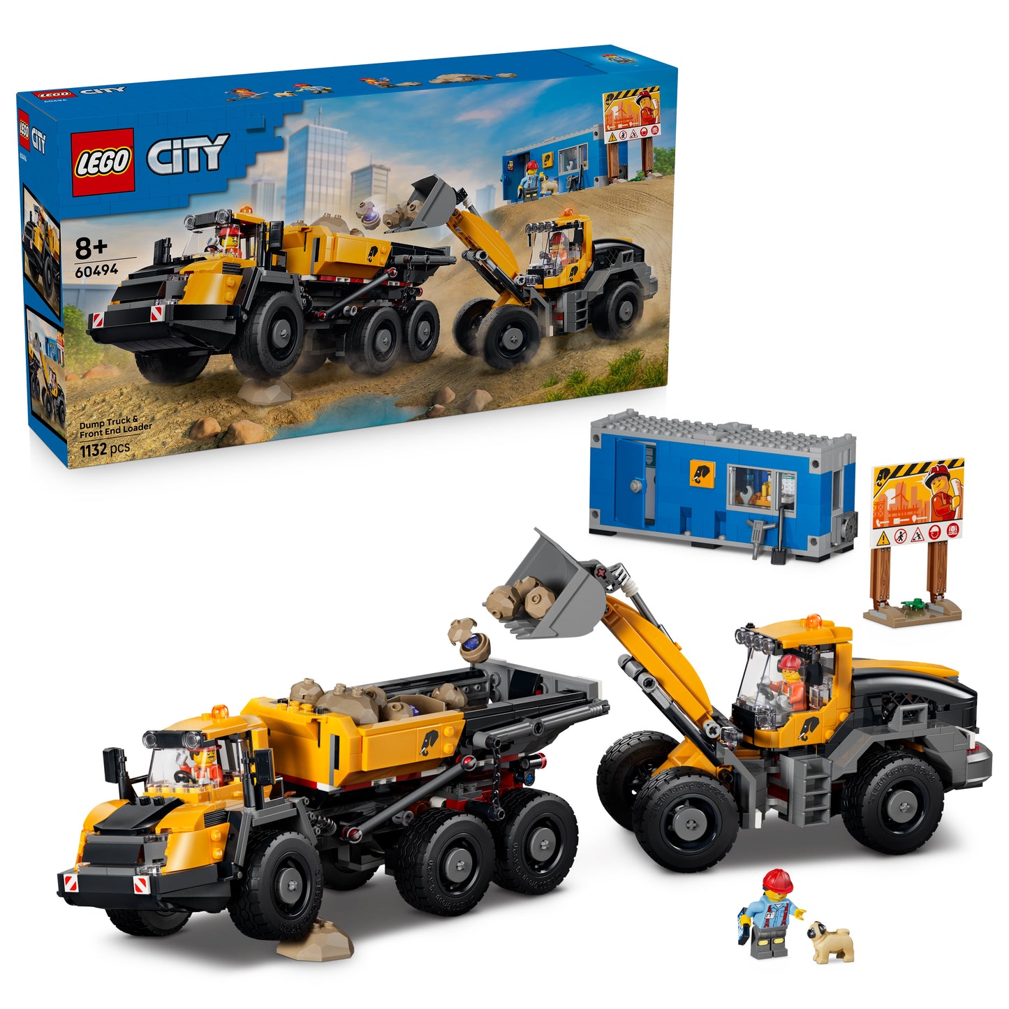 LEGO City: Dump Truck & Front End Loader (60494)