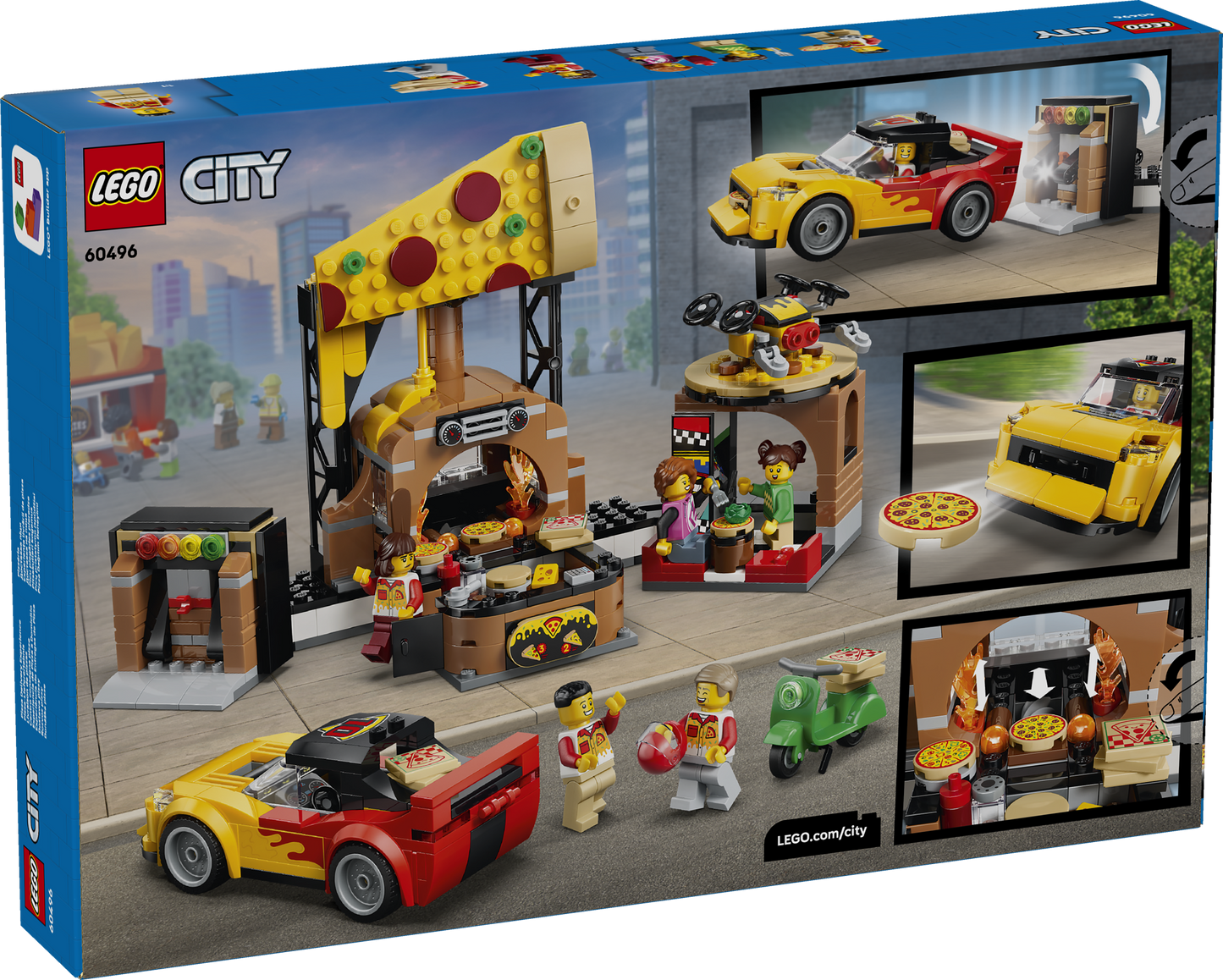 LEGO City: Pizza Delivery Experience with Vehicles (60496)