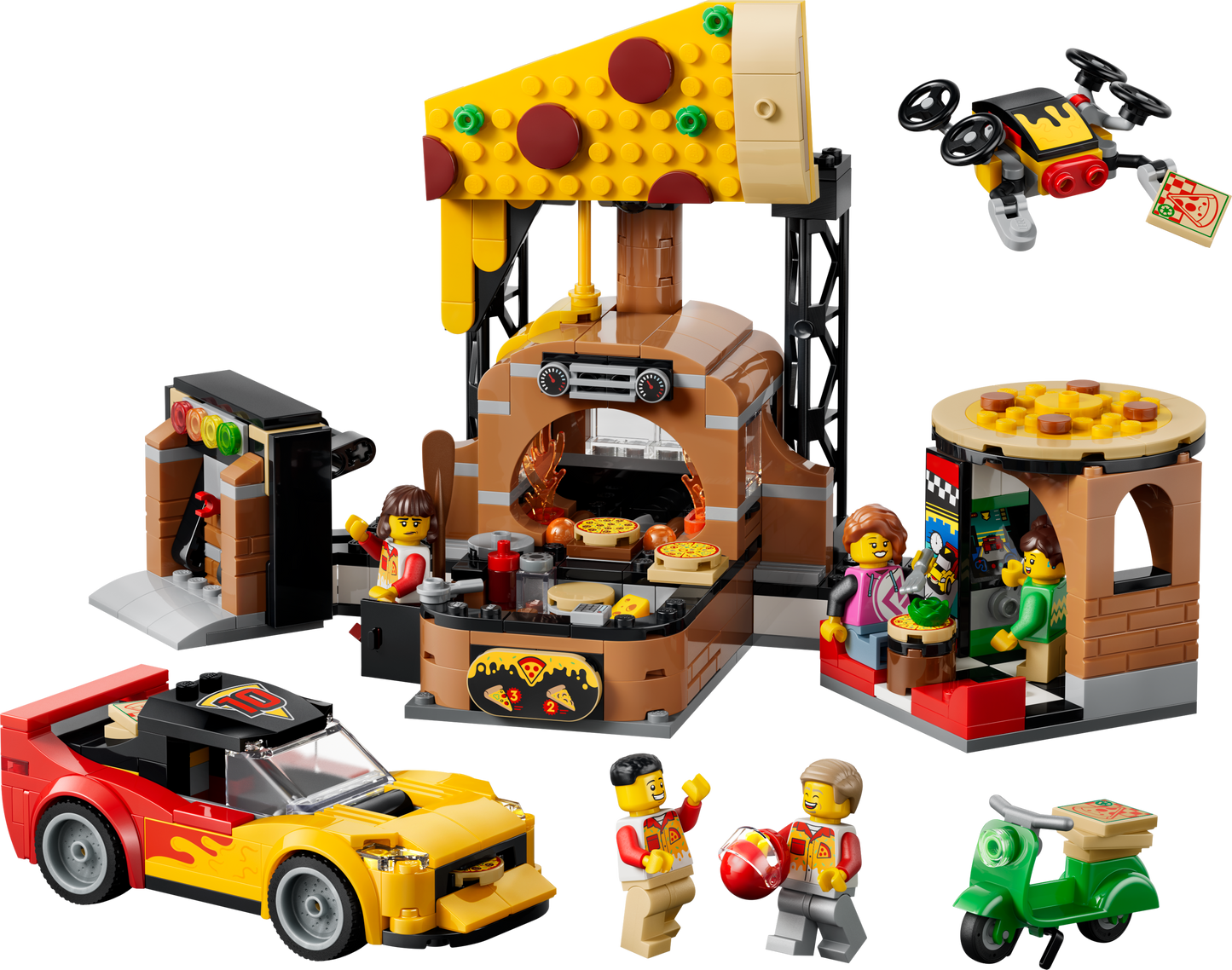 LEGO City: Pizza Delivery Experience with Vehicles (60496)