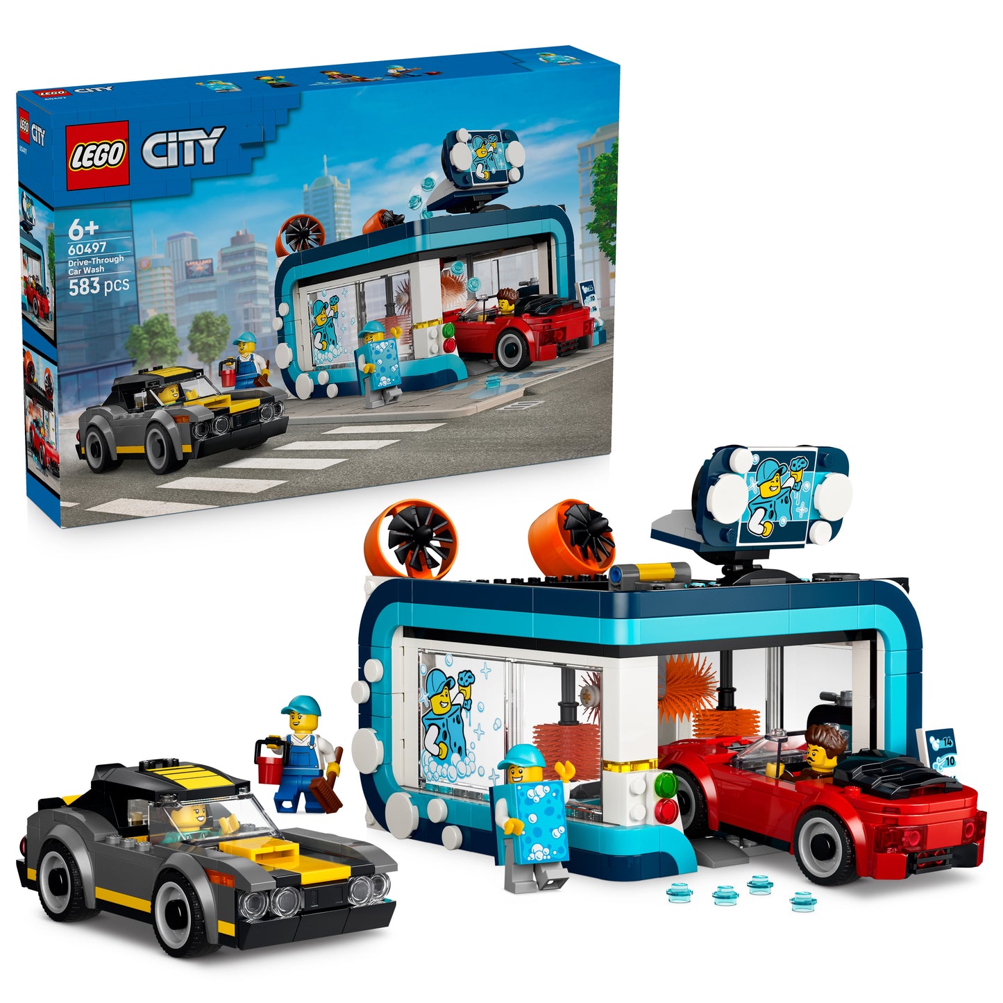 LEGO City: Drive-Through Car Wash (60497)