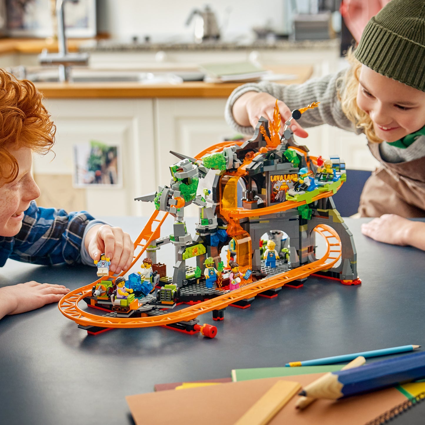 LEGO City: Lava Land Roller Coaster Park (60501)