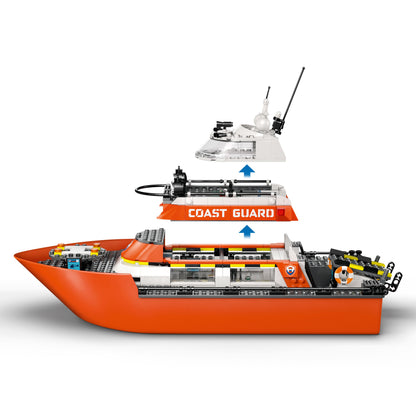 LEGO City: Coast Guard Rescue Boat & Helicopter (60504)